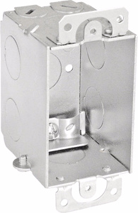 Southwire Metallic Gangable Switch / Outlet Boxes 1 Gang Ears New 2-1/2 in
