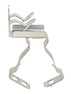 Southwire Side Flange Mount Clip Conduit Hangers 1/2 in EMT<multisep/> 3/4 in EMT<multisep/> 1/2 in Rigid<multisep/> 3/4 in Rigid Spring Steel