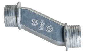 Southwire Topaz Rigid / IMC Threaded Offset Nipples 1-1/2 in Zinc Die Cast