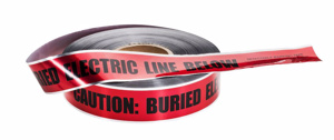 1597 3X1000 RED ELEC LINE TAPE