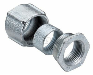 Southwire Topaz Rigid / IMC Compression 3-piece Couplings 1/2 in Malleable Iron