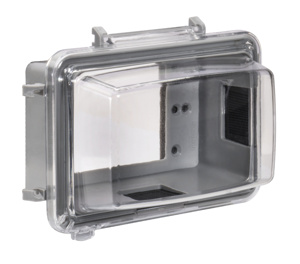 Southwire Weatherproof While-in-Use Box Covers Universal 1 Gang Clear