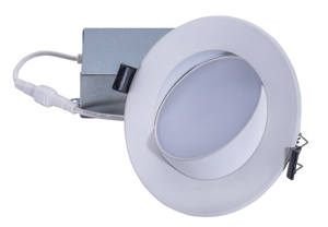 Southwire RDL Recessed LED Downlights 120 V 9 W 4 in 2700/3000/3500/4000/5000 K White Dimmable 550 lm