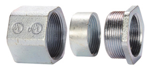 Sepco Rigid / IMC Threaded 3-piece Couplings 2-1/2 in Malleable Iron