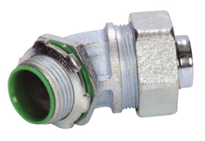 Sepco 45 Degree <em class="search-results-highlight">Liquidtight</em> Connectors Insulated 3/4 in Compression x Threaded Malleable Iron