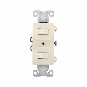 Eaton Wiring Devices SPST Stacked Toggle Switches