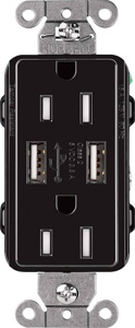 Lutron Combination Devices 15 A 125 V 5-15R