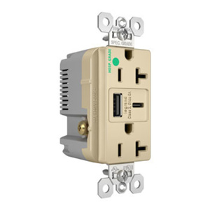 TR20HUSBAC6I 20A 125V DUP HG REC USB FAS