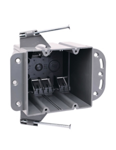 ePowerOn Nonmetallic <em class="search-results-highlight">Switch</em> / Outlet Boxes 2 Gang Nails New Work 4 in