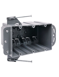 ePowerOn Nonmetallic <em class="search-results-highlight">Switch</em> / Outlet Boxes 3 Gang Nails New Work 4 in