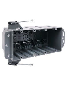 ePowerOn Nonmetallic <em class="search-results-highlight">Switch</em> / Outlet Boxes 4 Gang Nails New Work 4 in
