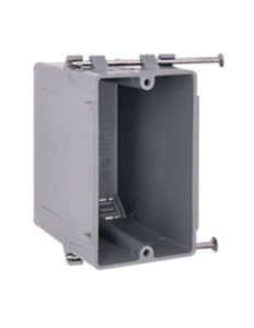 ePowerOn Nonmetallic <em class="search-results-highlight">Switch</em> / Outlet Boxes 1 Gang Nails New Work 3-1/4 in