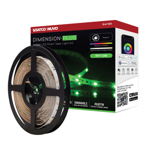 TAPE/RGBTW/IP20/PLUG/SF/16FT 64-120 SAT