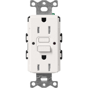 Lutron Duplex GFCIs 15 A 5-15R Architectural White