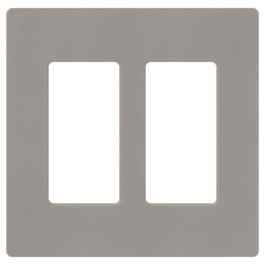 Lutron Standard Decorator Wallplates 2 Gang Cobblestone Plastic Surface