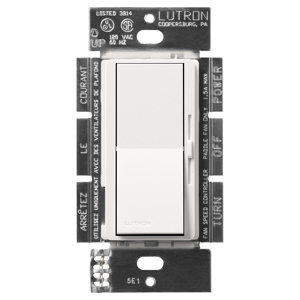 Lutron Diva® DVFSQ-F Series Quiet Fan Controls