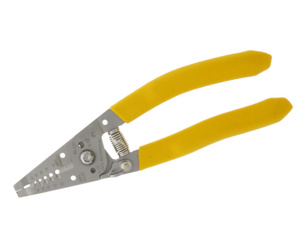 Ideal T®-Stripper Wire Strippers 16 - 8 AWG Solid, 18 - 10 AWG Stranded Yellow Curved