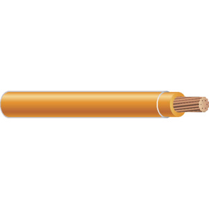 Generic Brand Stranded Copper <em class="search-results-highlight">THHN</em> Jacketed Wire 10 AWG 8000 ft Drum Orange