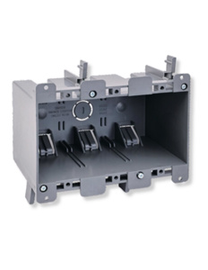 ePowerOn Nonmetallic <em class="search-results-highlight">Switch</em> / Outlet Boxes 3 Gang Screws Old Work 3-1/2 in