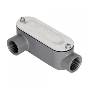 Orbit Industries Type LR Conduit Bodies Aluminum (Copper-free) 1/2 in Cover, Gasket Included