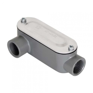 Orbit Industries Type LR Conduit Bodies Aluminum (Copper-free) 3/4 in Cover, Gasket Included