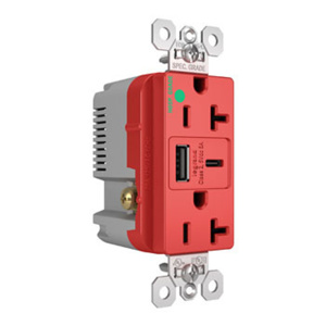 TR20HUSBAC6RED 125V CHGR/RCP