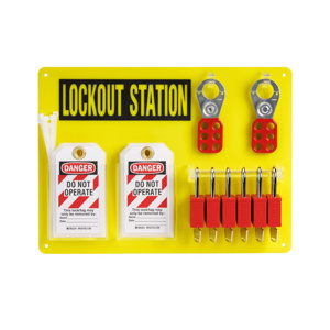 Brady 6-Lock Padlock Boards