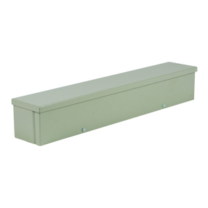 Hubbell Wiegmann NEMA 3R Screw Cover Steel Wiring Troughs 6 x 6 x 24 in Without Knockouts