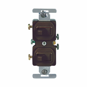Eaton Wiring Devices SPST Stacked Toggle Switches