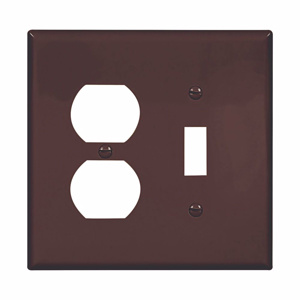 Eaton Wiring Devices Midsized Duplex Toggle Wallplates