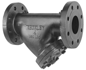 Keckley Company Cast Iron Flat Faced Y Strainers