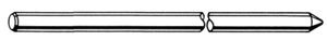 Line Hardware Ground Rods 5/8 in 8 ft Carbon Steel