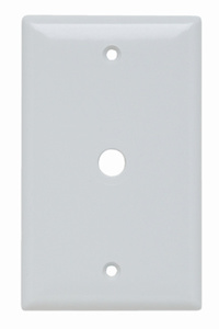 SP11W PLT PLSTC 1G TELE W/OUT LINE WH