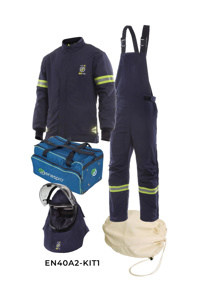 NSA Enespro® AirLite Ascend™ Arc Flash Kits Navy Large No Logo 40 cal/cm2