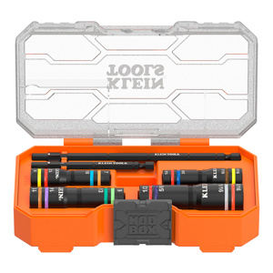 Klein Tools KNECT™ Socket Sets 1/4 in<multisep/>3/8 in 6 Piece 6 Point