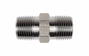 Tylok Hex Pipe Nipples 1/8 in Brass