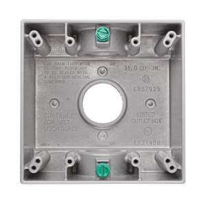 Eaton Crouse-Hinds Weatherproof Outlet Boxes