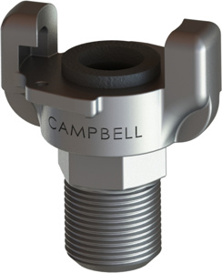Campbell Fittings Ductile Iron Universal Couplings 1 in Male Threaded