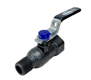 Balon Carbon Steel Welded Body Threaded Both Ends Floating Ball Valves