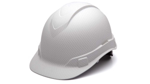 Pyramex Ridgeline® Non-vented Hard Caps 6-1/2 - <em class="search-results-highlight">8</em> in <em class="search-results-highlight">4</em>-Point Ratchet Xcel Logo Matte White Graphite