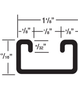 Gregory Industries G132 Slotted <em class="search-results-highlight">Strut</em> Channels 13/16 x 1-5/8