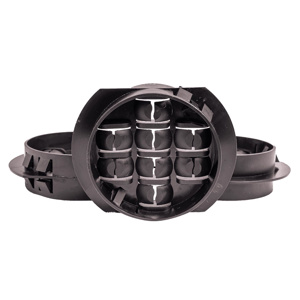 Rack-A-Tiers Multiport NM Cable Connectors Black