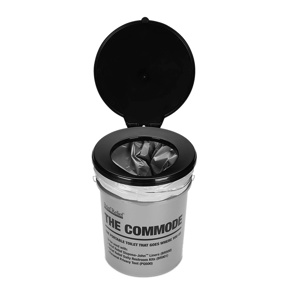 PQ003 COMMODE W/FLIP SEAT 16IN H
