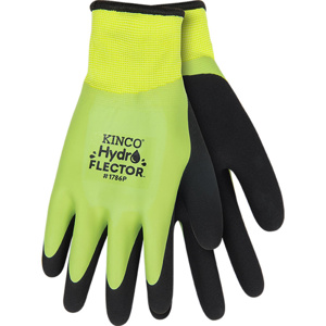 Kinco HydroFlector™ Hi-Vis Lined Waterproof Gloves XL High Vis Green Acrylic, Latex, Polyester *Contains Latex No Flame Resistance