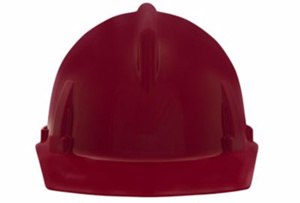 MSA Topgard® Fas-Trac® Slotted Cap Brim Hard Hats 6-1/2 - <em class="search-results-highlight">8</em> in <em class="search-results-highlight">4</em> Point Ratchet We Energies Logo Red