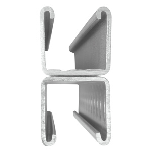 B1202-10-HDG CHNL 1-5/8IN 12GA HDG BK/BK