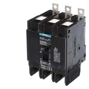 Siemens BQD Bolt-on Molded Case Circuit Breakers 35 A 480Y/277 VAC 14 kAIC 3 Pole