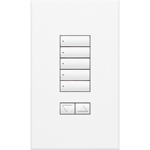 Lutron seeTouch QS Dimming Wallstations 30 mA White