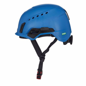 MSA V-Gard H2™ Vented Safety Helmets 53 - 63 cm Circumference Ratcheting No Logo Blue