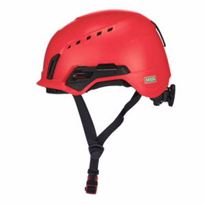 MSA V-Gard H2™ Vented Safety Helmets 53 - 63 cm Circumference Ratcheting No Logo Red